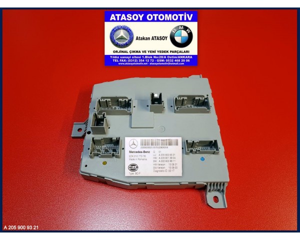 MERCEDES W205 ÖN SAM BEYNİ A2059009321 A2059006921 A2059008104 A2059006822 A2059006330 5DK 010 772-76 - 5DK 010 772-75 - 5DK 010 772-77 - 5DK 010 772-78 A2059013904 A2229026611 A2229025811 A2229021112 A2229021504